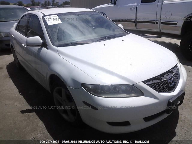 1YVFP80C545N40395 - 2004 MAZDA 6 I WHITE photo 1