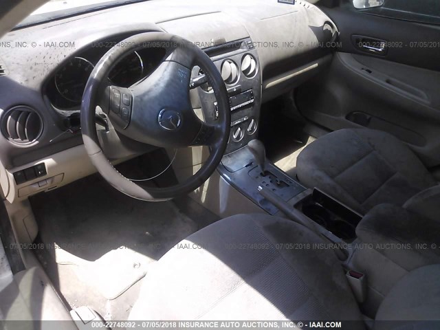 1YVFP80C545N40395 - 2004 MAZDA 6 I Ақ фото 5
