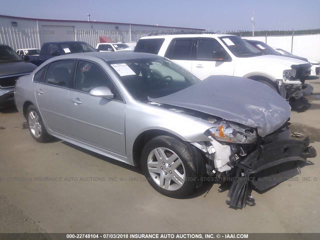 2G1WB5E36G1117142 - 2016 CHEVROLET IMPALA LIMITED LT SILVER photo 1