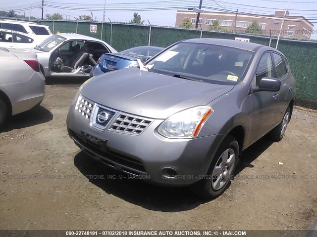 JN8AS58V59W189965 - 2009 NISSAN ROGUE S/SL GRAY photo 2