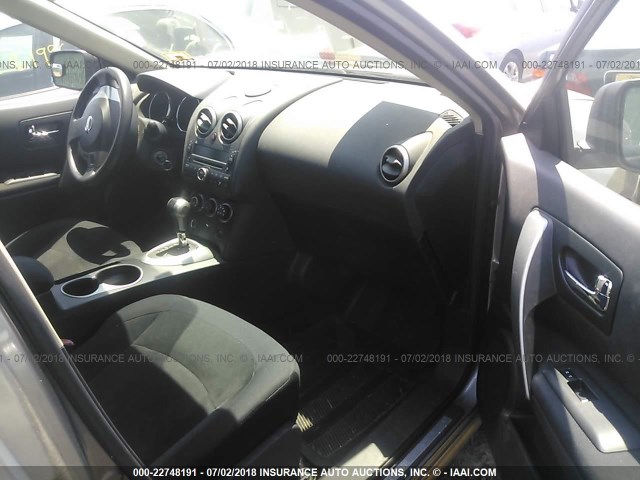 JN8AS58V59W189965 - 2009 NISSAN ROGUE S/SL GRAY photo 5