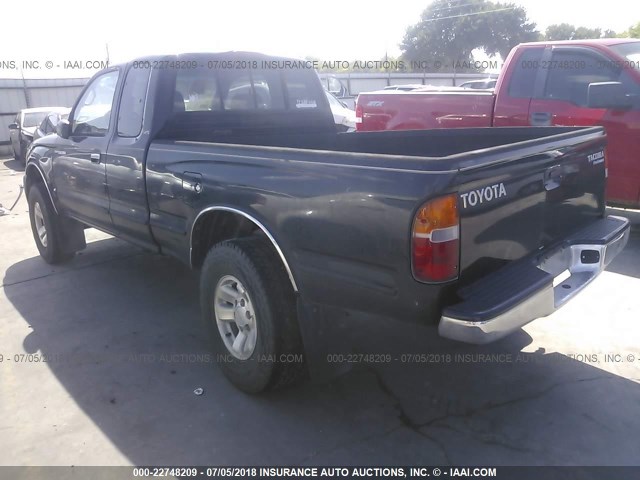 4TASM92N9XZ515008 - 1999 TOYOTA TACOMA XTRACAB PRERUNNER BLACK photo 3