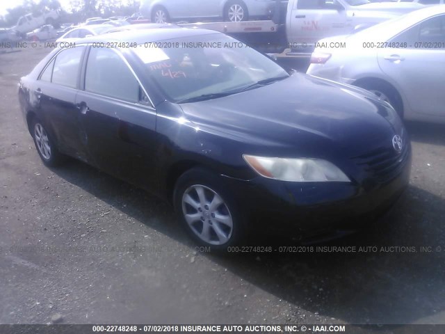 4T1BE46K37U044566 - 2007 TOYOTA CAMRY NEW GENERAT CE/LE/XLE/SE BLACK photo 1