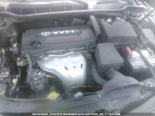 4T1BE46K37U044566 - 2007 TOYOTA CAMRY NEW GENERAT CE/LE/XLE/SE BLACK photo 10