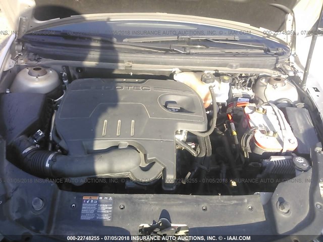 1G1ZA5EU4BF191816 - 2011 CHEVROLET MALIBU LS GOLD photo 10