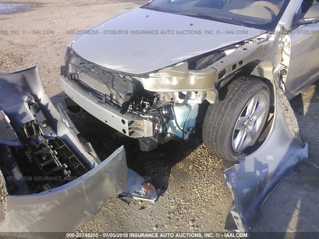 1G1ZA5EU4BF191816 - 2011 CHEVROLET MALIBU LS GOLD photo 6