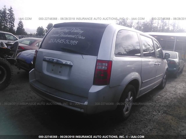 2D8HN54P88R129860 - 2008 DODGE GRAND CARAVAN SXT GRAY photo 4