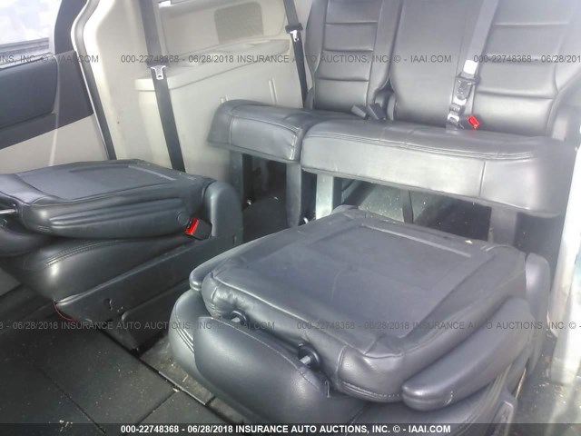 2D8HN54P88R129860 - 2008 DODGE GRAND CARAVAN SXT GRAY photo 8