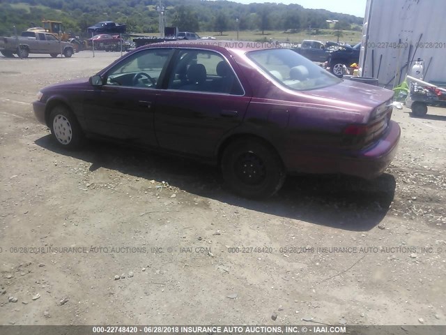 4T1BG22K1VU152072 - 1997 TOYOTA CAMRY CE/LE/XLE MAROON photo 3