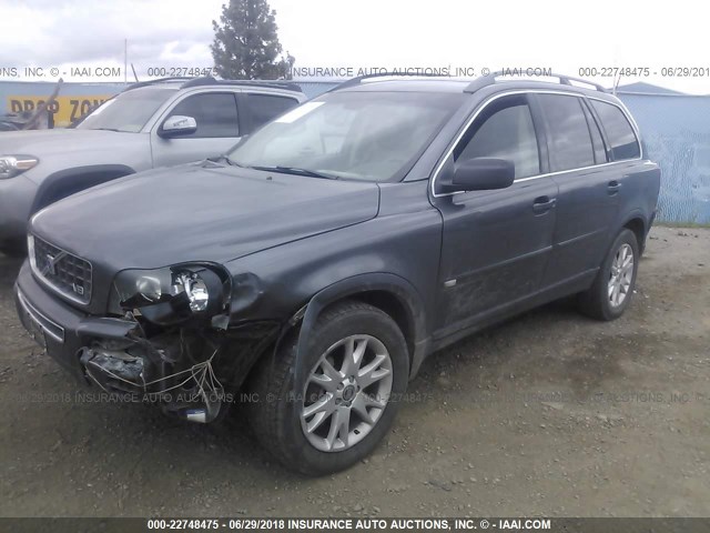 YV1CZ852051179874 - 2005 VOLVO XC90 V8 GRAY photo 2