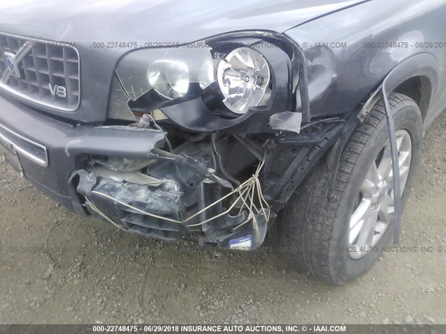 YV1CZ852051179874 - 2005 VOLVO XC90 V8 GRAY photo 6