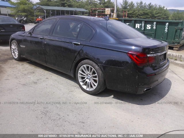 WBAYF8C54DDE59487 - 2013 BMW 750 LXI BLACK photo 3