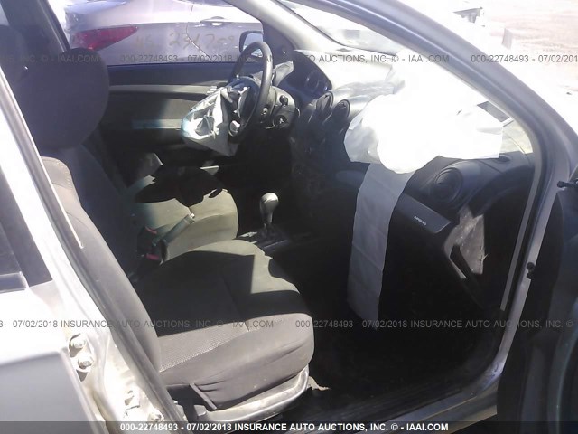 KL1TD56668B276930 - 2008 CHEVROLET AVEO LS SILVER photo 5