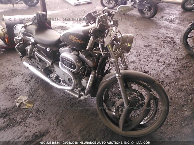 1HD4CJM1XYK148589 - 2000 HARLEY-DAVIDSON XL883 C BLACK photo 1