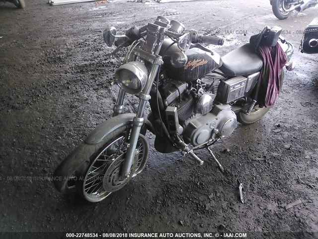 1HD4CJM1XYK148589 - 2000 HARLEY-DAVIDSON XL883 C BLACK photo 2