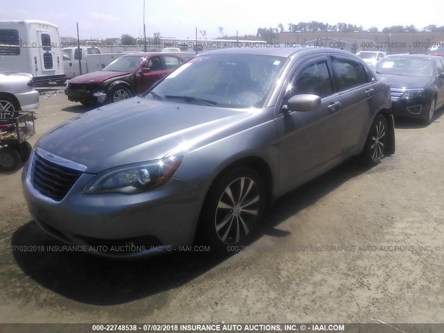 1C3CCBHG0CN308749 - 2012 CHRYSLER 200 S GRAY photo 2