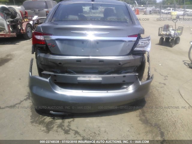 1C3CCBHG0CN308749 - 2012 CHRYSLER 200 S GRAY photo 6