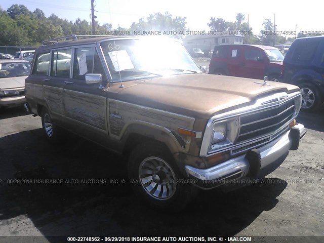 1JCNJ15U5GT176831 - 1986 JEEP GRAND WAGONEER  BROWN photo 1