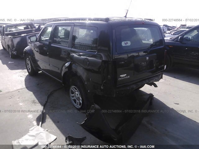 1D4PT2GKXBW506835 - 2011 DODGE NITRO SE BLACK photo 3