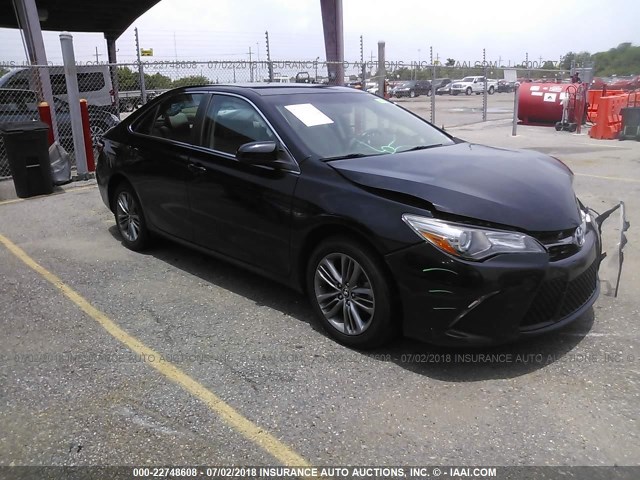 4T1BF1FK5FU896458 - 2015 TOYOTA CAMRY LE/XLE/SE/XSE BLACK photo 1