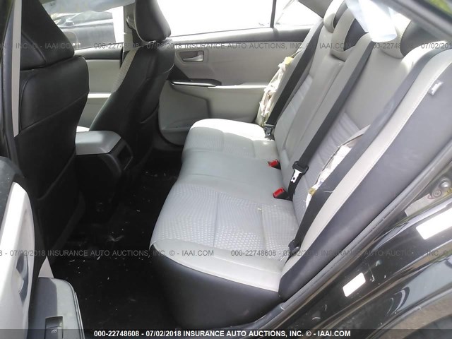 4T1BF1FK5FU896458 - 2015 TOYOTA CAMRY LE/XLE/SE/XSE BLACK photo 8