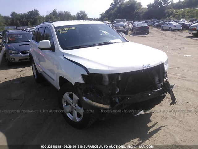 1J4RR4GG9BC681164 - 2011 JEEP GRAND CHEROKEE LAREDO WHITE photo 1