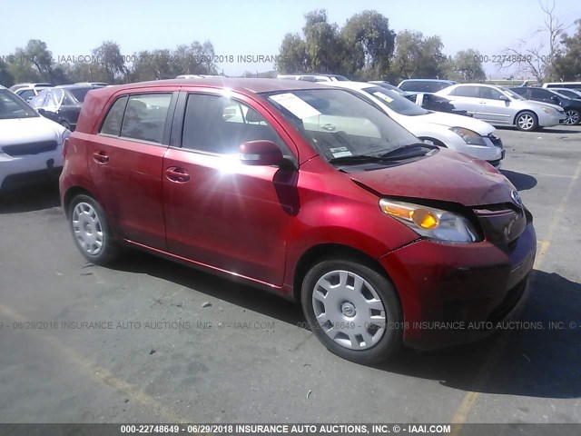 JTKKU4B40C1022124 - 2012 TOYOTA SCION XD RED photo 1