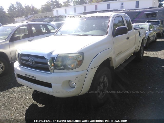 5TEUU42N29Z612381 - 2009 TOYOTA TACOMA ACCESS CAB Ақ фото 2