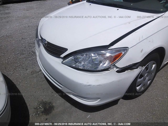 4T1BE32K82U029957 - 2002 TOYOTA CAMRY LE/XLE/SE Ağ foto 6