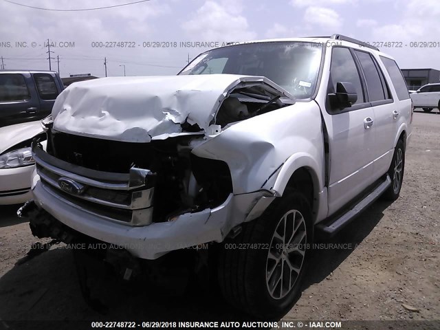 1FMJU1HT2HEA85205 - 2017 FORD EXPEDITION XLT/KING RANCH WHITE photo 2