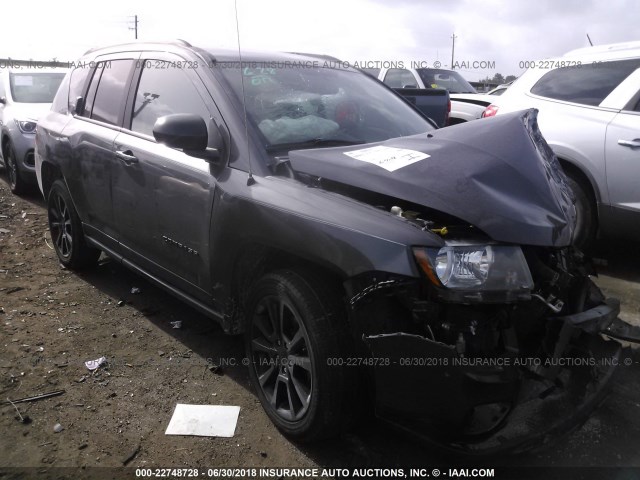 1C4NJCBA0FD246249 - 2015 JEEP COMPASS SPORT GRAY photo 1