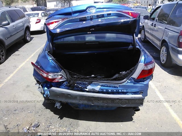 4T1BF1FK9GU551094 - 2016 TOYOTA CAMRY LE/XLE/SE/XSE 蓝色 照片 6