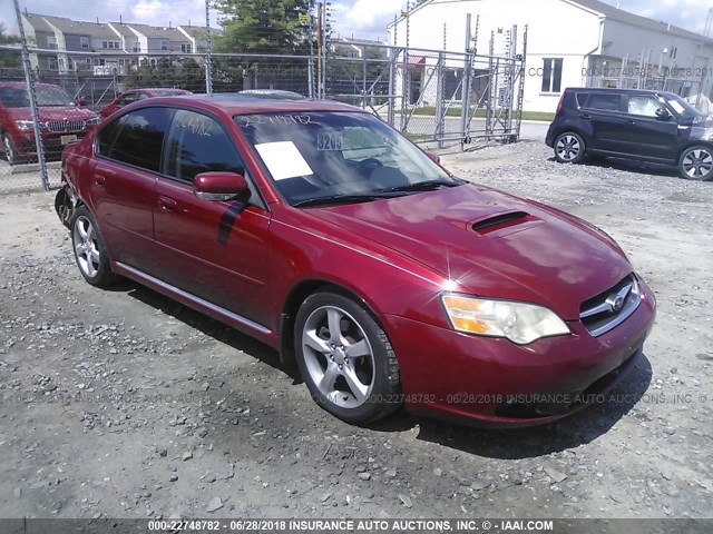 4S3BL676064202111 - 2006 SUBARU LEGACY GT LIMITED RED photo 1