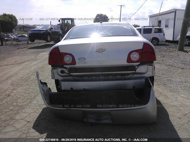 1G1ZB5E11BF211636 - 2011 CHEVROLET MALIBU LS Gümüş foto 6