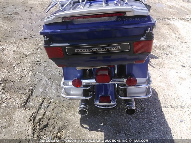 1HD1FC4107Y639495 - 2007 HARLEY-DAVIDSON FLHTCUI BLUE photo 6