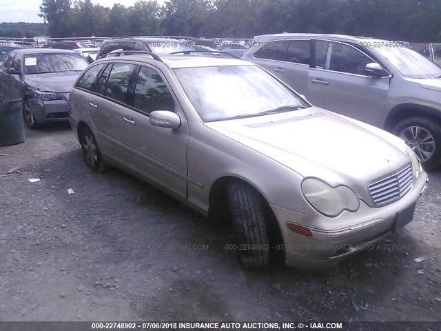 WDBRH81J84F512354 - 2004 MERCEDES-BENZ C 240 SPORTWAGON 4MATIC TAN photo 1