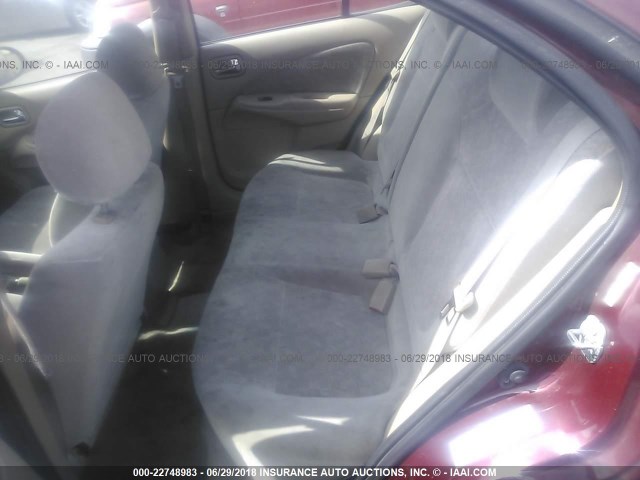 3N1CB51D13L705552 - 2003 NISSAN SENTRA XE/GXE BURGUNDY photo 8