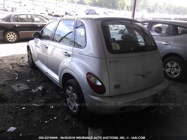 3A4FY58B86T350388 - 2006 CHRYSLER PT CRUISER TOURING SILVER photo 3