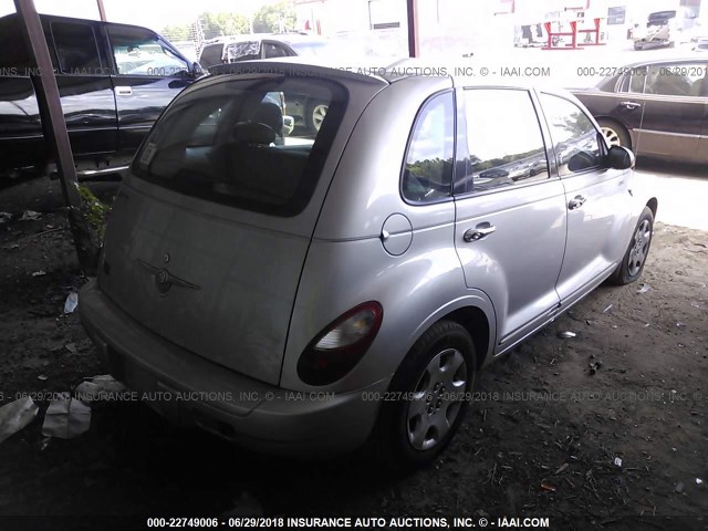 3A4FY58B86T350388 - 2006 CHRYSLER PT CRUISER TOURING SILVER photo 4