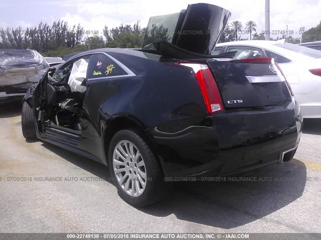 1G6DA1E38C0142952 - 2012 CADILLAC CTS 黑色 照片 3