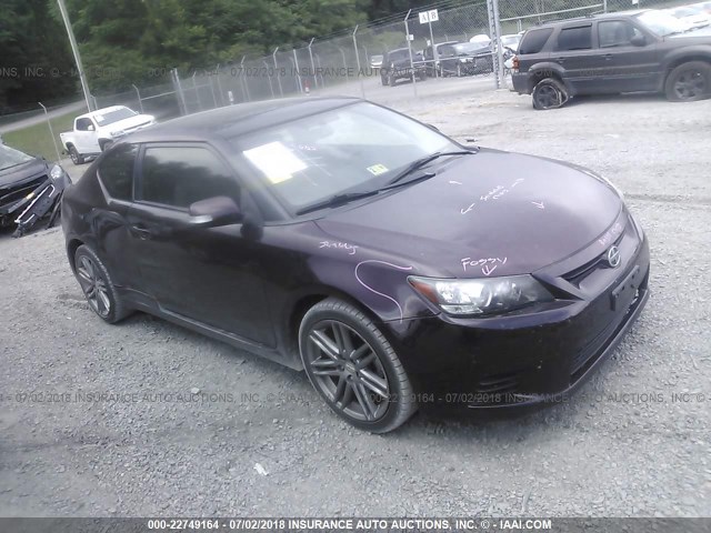 JTKJF5C79D3046819 - 2013 TOYOTA SCION TC 紫色 照片 1
