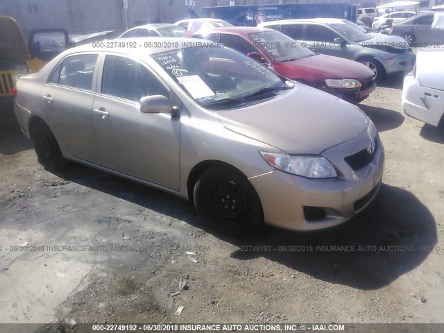 1NXBU4EE6AZ331910 - 2010 TOYOTA COROLLA S/LE/XLE GOLD photo 1