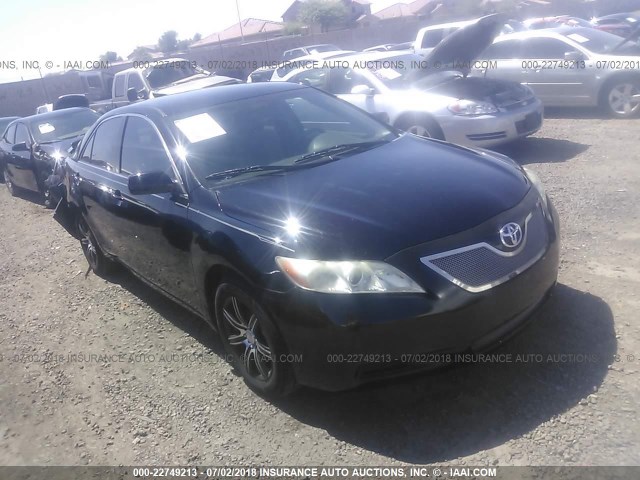 4T1BE46K78U230127 - 2008 TOYOTA CAMRY CE/LE/XLE/SE BLACK photo 1