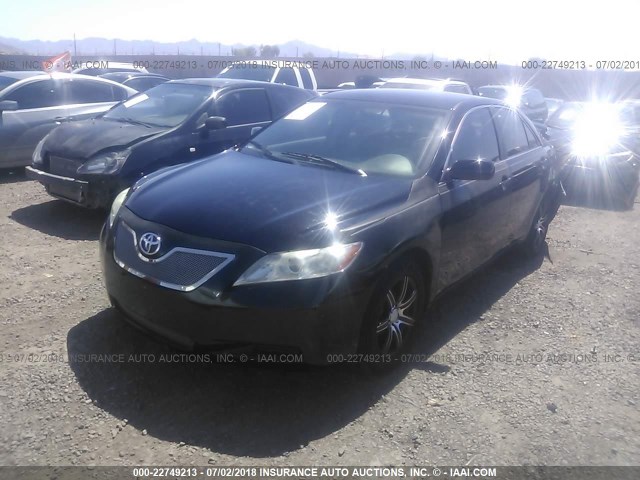 4T1BE46K78U230127 - 2008 TOYOTA CAMRY CE/LE/XLE/SE BLACK photo 2