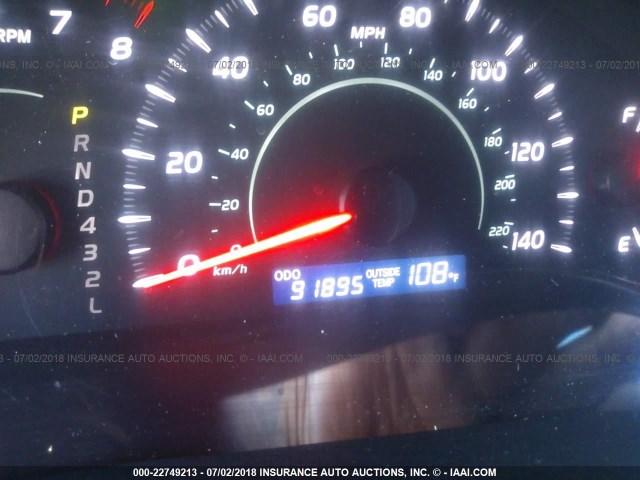 4T1BE46K78U230127 - 2008 TOYOTA CAMRY CE/LE/XLE/SE BLACK photo 7