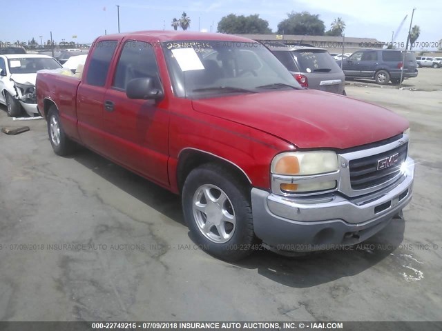 1GTEC19V47Z191543 - 2007 GMC NEW SIERRA C1500 RED photo 1