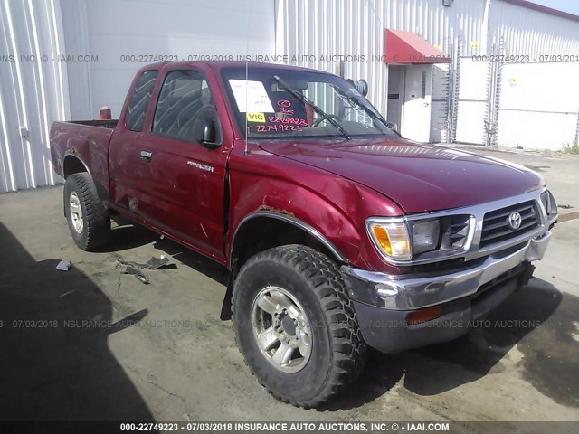 4TAWN72N5TZ093686 - 1996 TOYOTA TACOMA XTRACAB RED photo 6