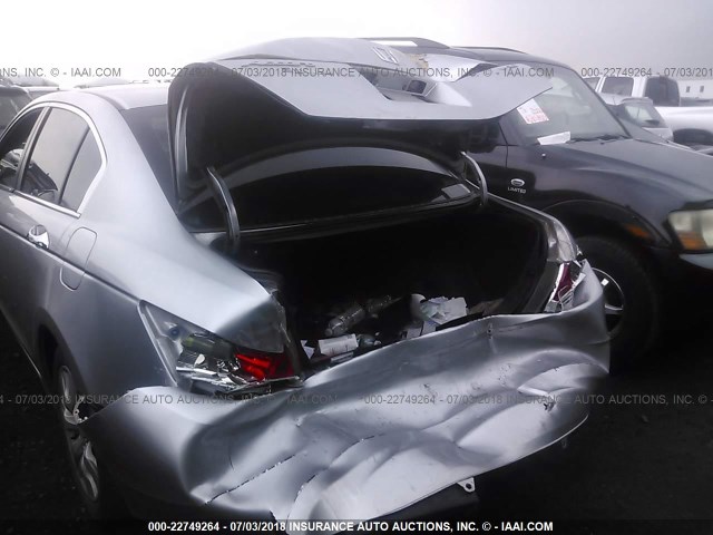 1HGCP36899A050993 - 2009 HONDA ACCORD EXL SILVER photo 6