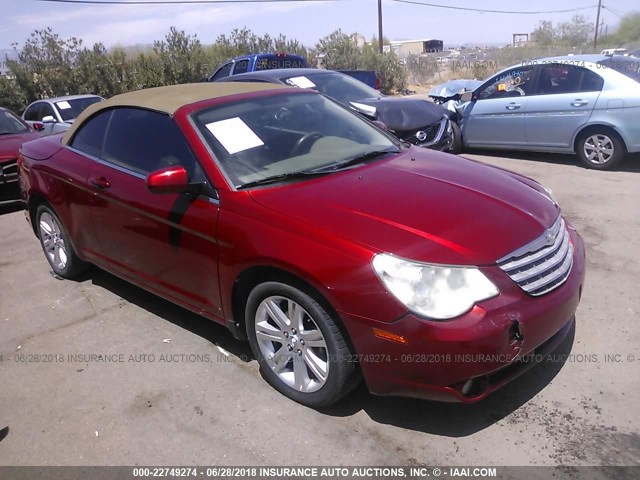 1C3BC5ED9AN109221 - 2010 CHRYSLER SEBRING TOURING RED photo 1