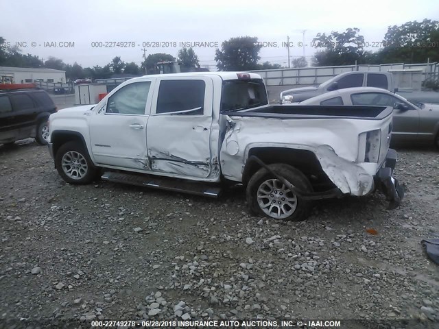 3GTU2UEC9FG231179 - 2015 GMC SIERRA K1500 SLE WHITE photo 3